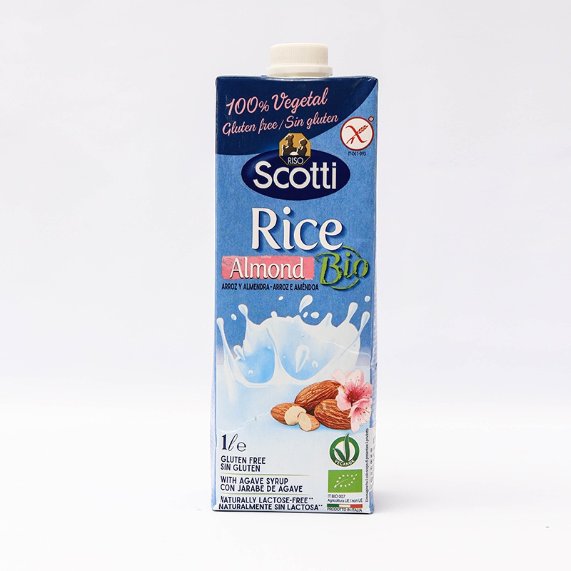 Riso Scotti Organic Original Almond With Agave Drink 1L - Riso Scotti - Milk Foods - in Sri Lanka