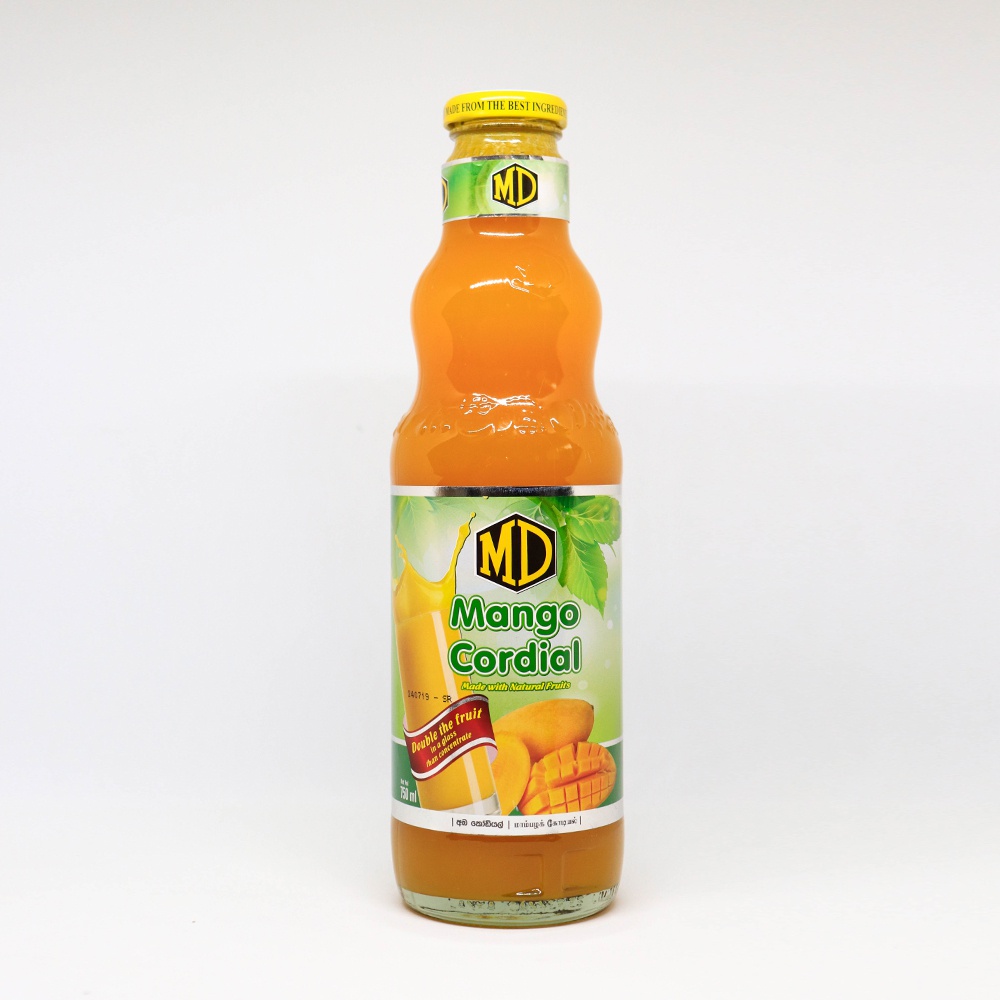 Md Mango Cordial 750ml - MDK - Concentrated Fruit Drink - in Sri Lanka