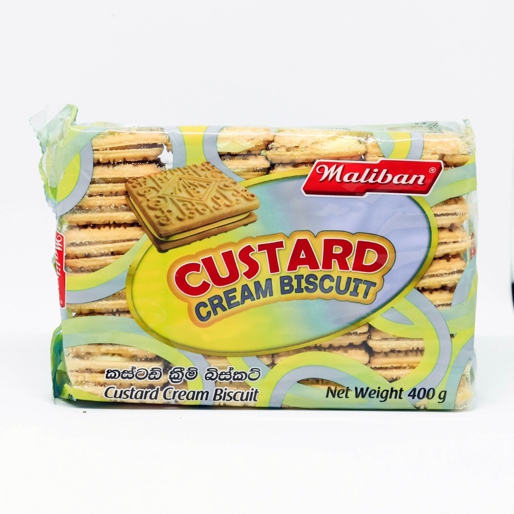Maliban Biscuit Custard Cream 410G - MALIBAN - Biscuits - in Sri Lanka