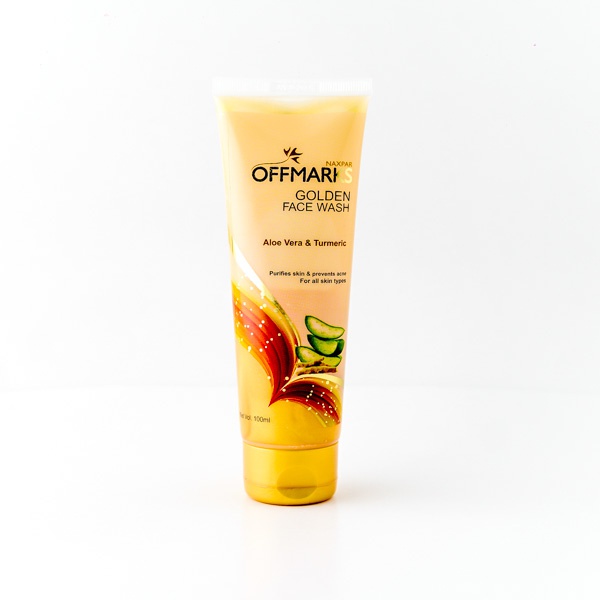 Offmarks Facewash Golden Aloe Vera And Turmeric 100Ml - OFFMARKS - Facial Care - in Sri Lanka