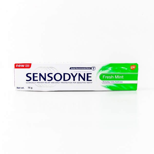Sensodyne Tooth Paste For Sensitive Teeth Fresh Mint 75G - Sensodyne - Oral Care - in Sri Lanka