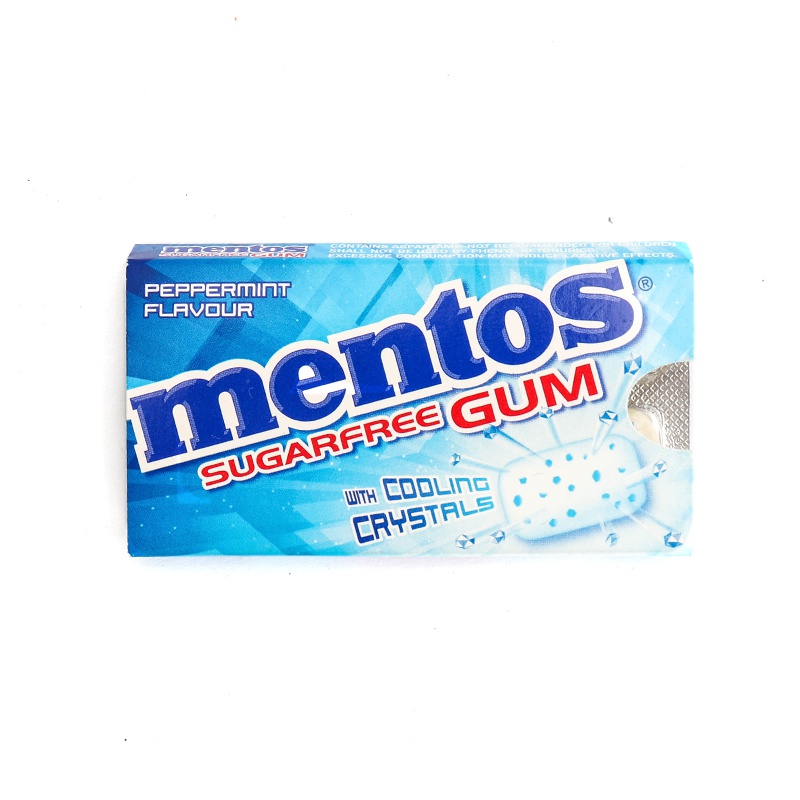 Mentos Sugarfree Peppermint Chewing Gum 10.2G - MENTOS - Confectionary - in Sri Lanka