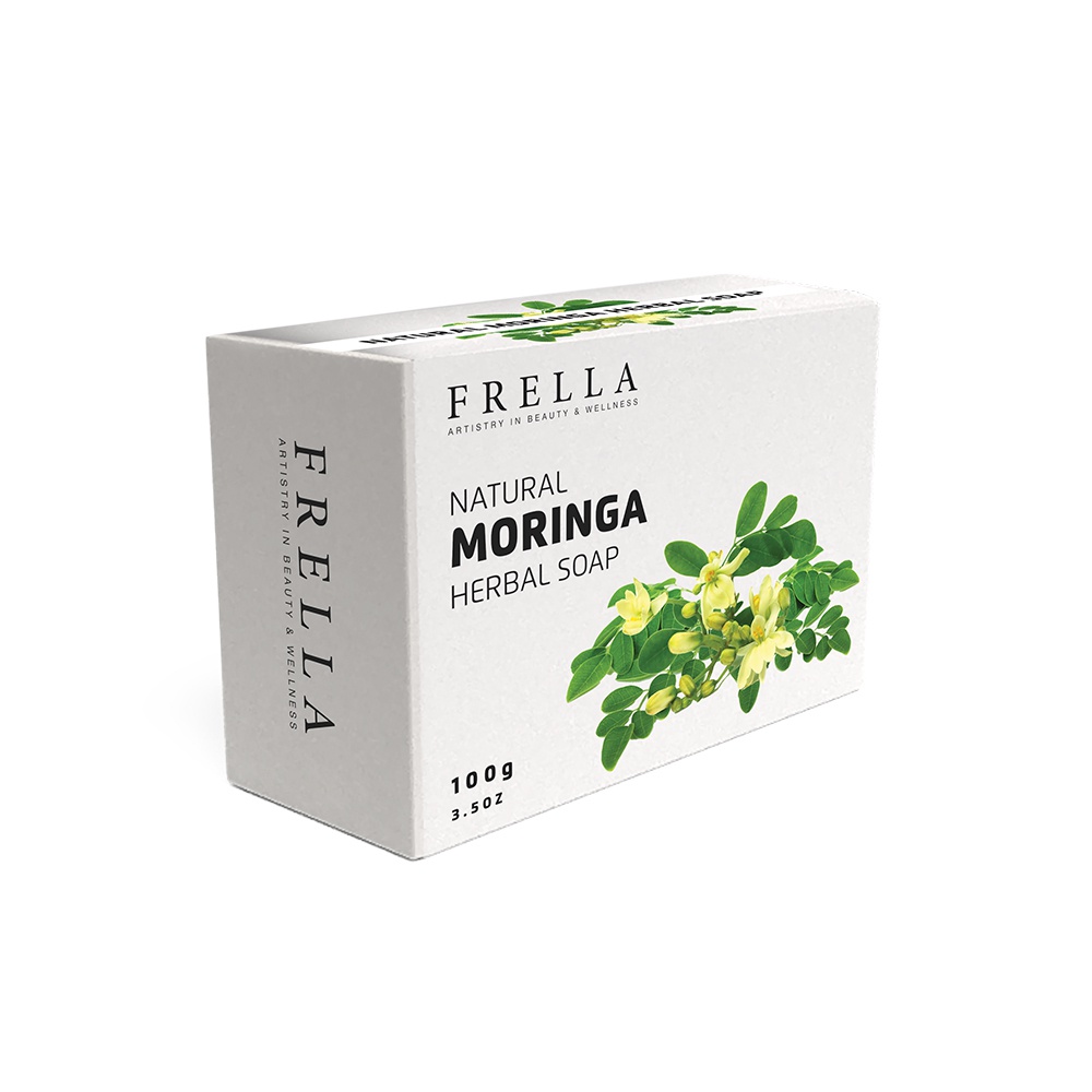Frella Natural Moringa Herbal Soap 100G - FRELLA - Beauty Accessories - in Sri Lanka