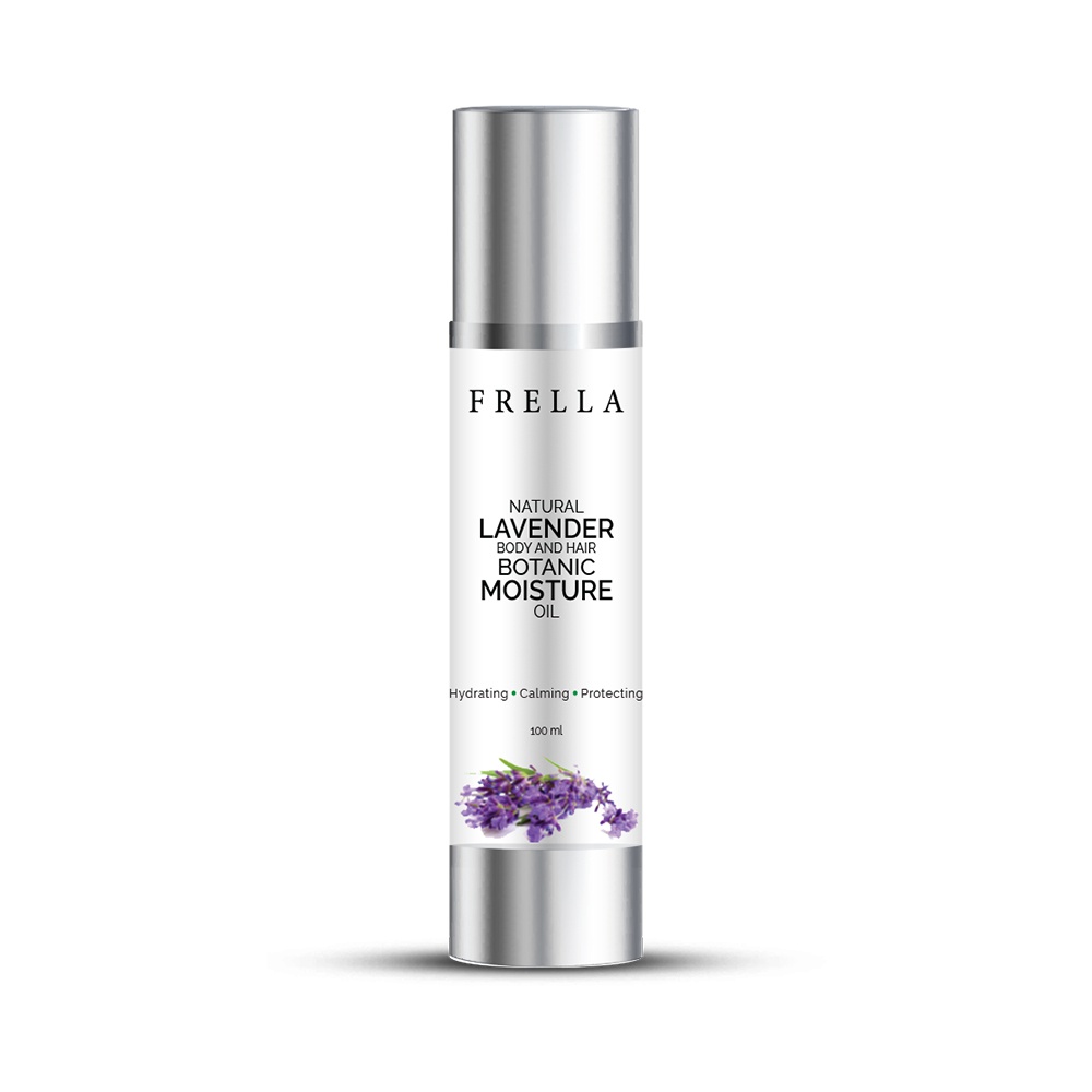Frella Natural Lavender & Virgin Coconut Hair & Body Oil 100Ml - FRELLA - Beauty Accessories - in Sri Lanka