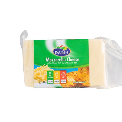 Kotmale Mozzarella Cheese 200G - KOTMALE - Frozen Rtc Snacks - in Sri Lanka