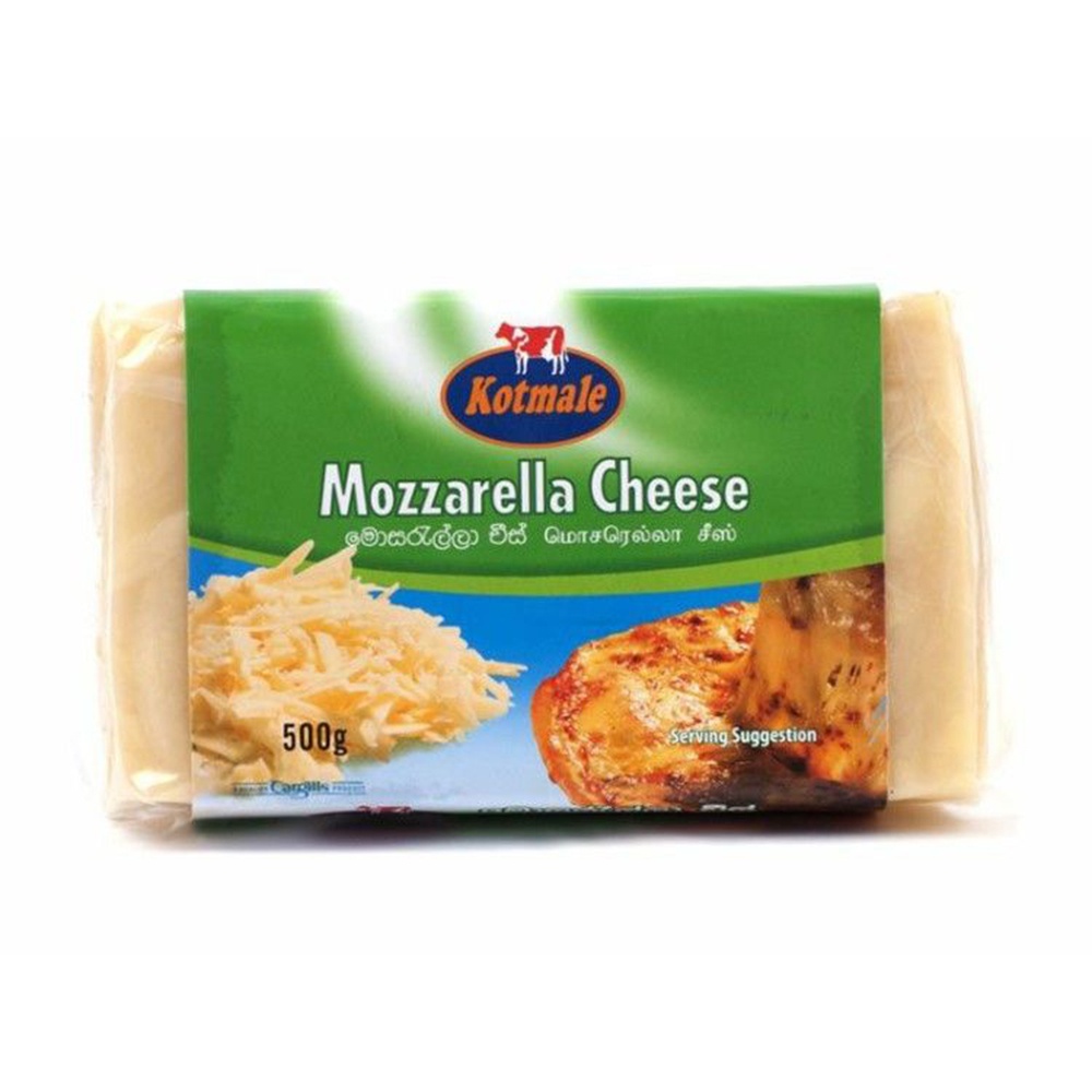 Kotmale Cheese Mozzarella 500G - KOTMALE - Frozen Rtc Snacks - in Sri Lanka