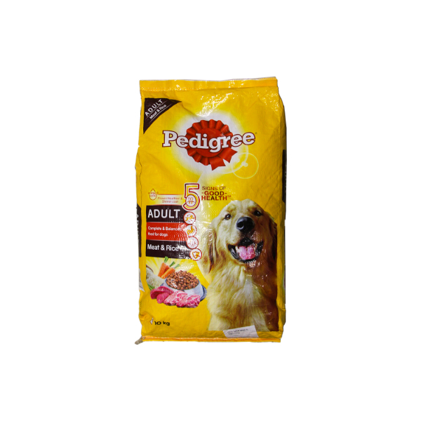 Pedigree Meat & Rice Adult Dog Food 10Kg - PEDIGREE - Pet Care - in Sri Lanka