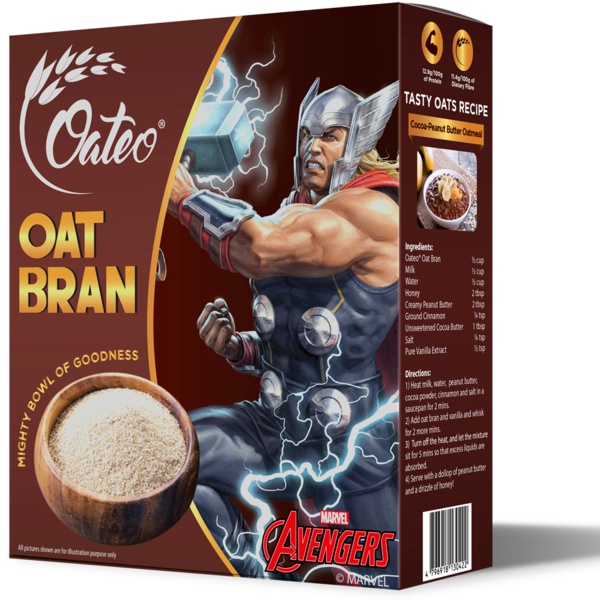 Oateo Oat Bran 400g - OATEO - Cereals - in Sri Lanka