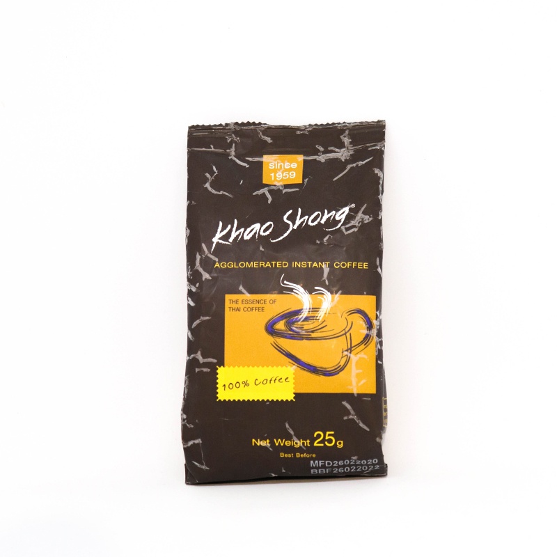 Khao Shong Agglomerated Instant Coffee Pouch 25G - KHAO SHONG - Coffee - in Sri Lanka