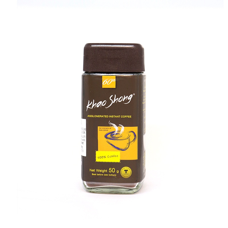Khao Shong Agglomerated Instant Coffee Bottle 50G - KHAO SHONG - Coffee - in Sri Lanka