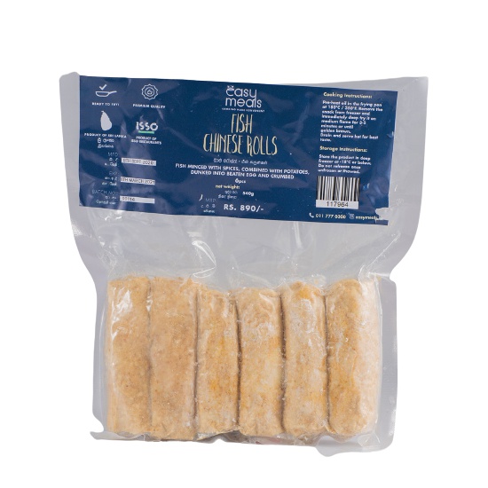 Easymeals Fish Chinese Rolls 540G - EASYMEALS - Frozen Rtc Snacks - in Sri Lanka