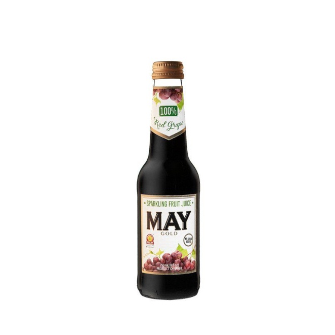 May Sparkling Non Alcho Red Grape 250Ml - MAY - Non Alcoholic Beer & Wine - in Sri Lanka