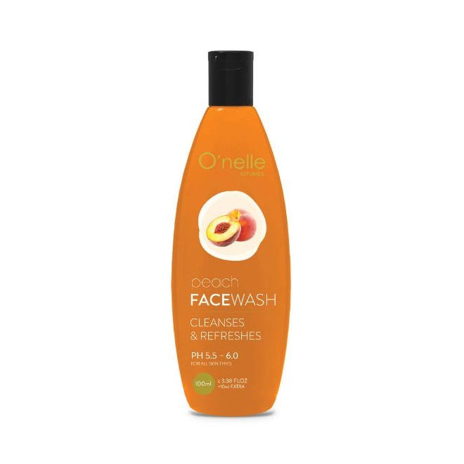 O'Nelle Face Wash Peach Cleanses & Refreshes 100Ml - O'NELLE NATURALS - Facial Care - in Sri Lanka
