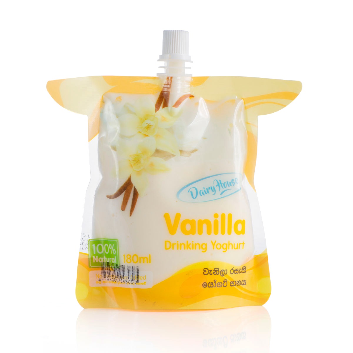 Dairy House Vanilla Drinking Yoghurt 180Ml - DAIRY HOUSE - Yogurt - in Sri Lanka