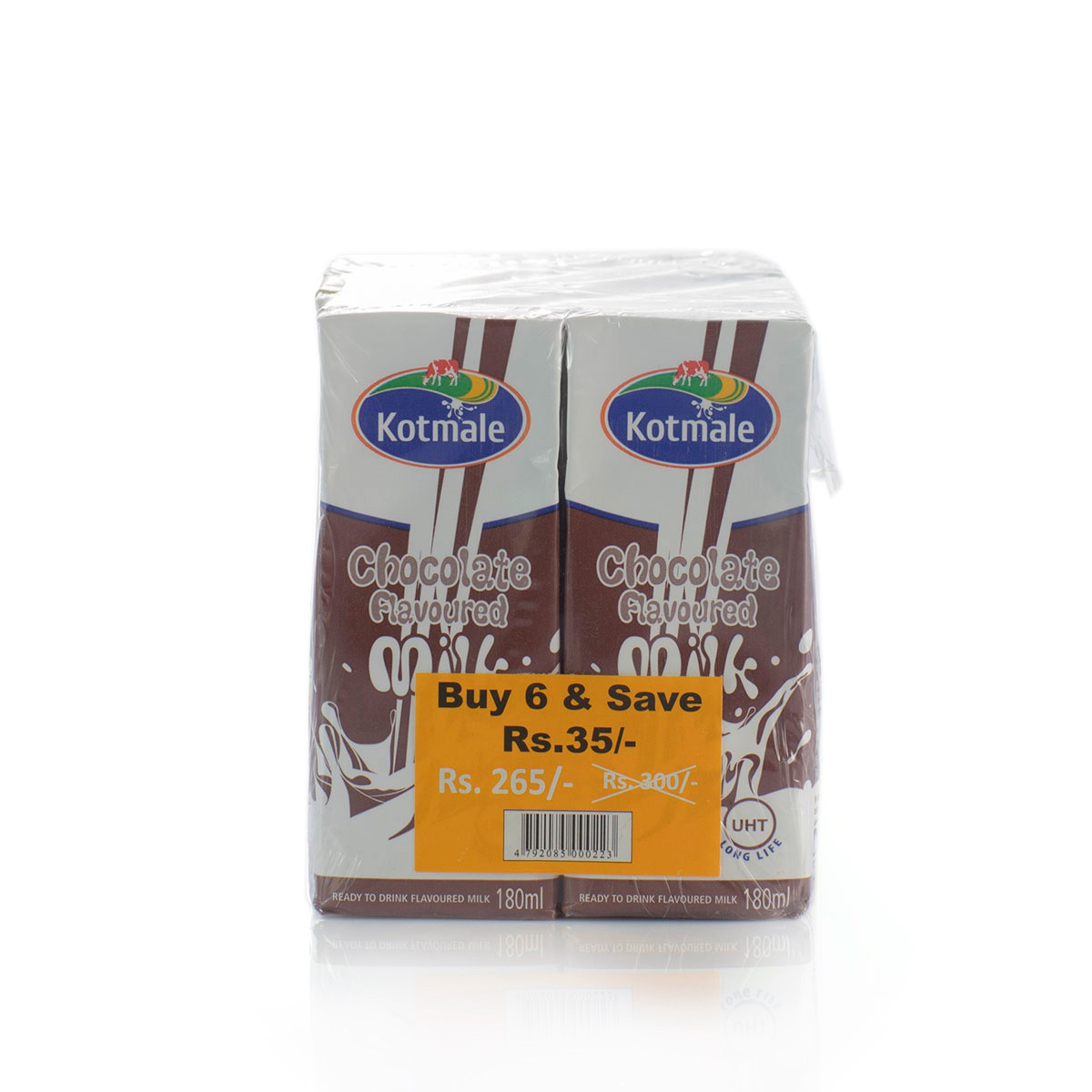 Kotmale Chocolate Flavoured Buy 6 Save Rs.35 180Ml - KOTMALE - Rtd Single Consumption - in Sri Lanka