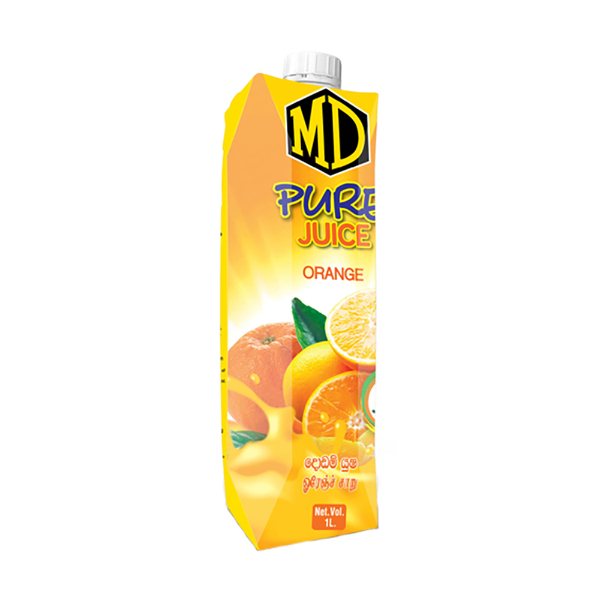 MD Orange Juice 100% 1L - MD - Juices - in Sri Lanka