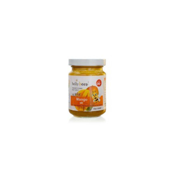 Belly Bees Puree Infant Food Mango 6M+150G - BELLYBEES - Baby Food - in Sri Lanka