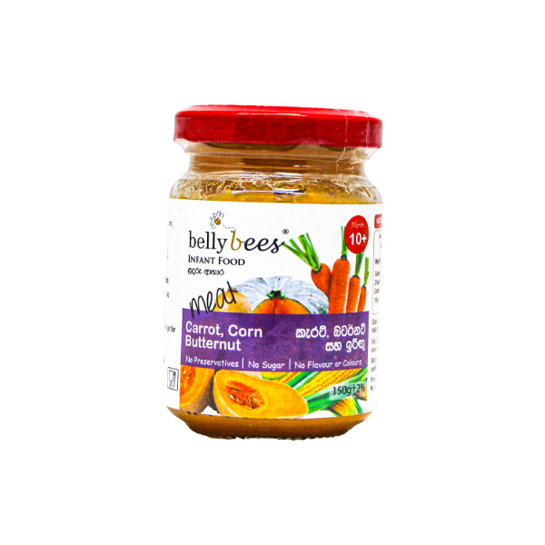 Belly Bees Meal Infant Food Carrot Corn And Butternut 10M+ 150G - BELLYBEES - Baby Food - in Sri Lanka