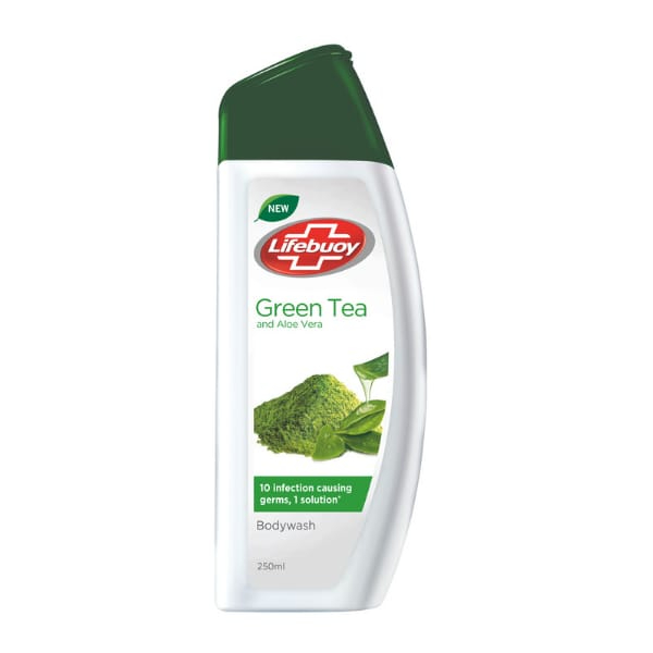 Lifebuoy Bodywash Green Tea And Aloe Vera 250Ml - LIFEBUOY - Body Cleansing - in Sri Lanka