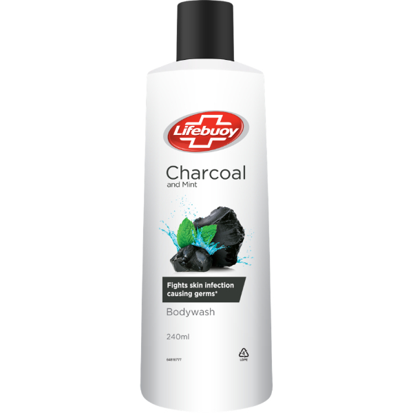 Lifebuoy Bodywash Charcoal And Mint250Ml - LIFEBUOY - Body Cleansing - in Sri Lanka