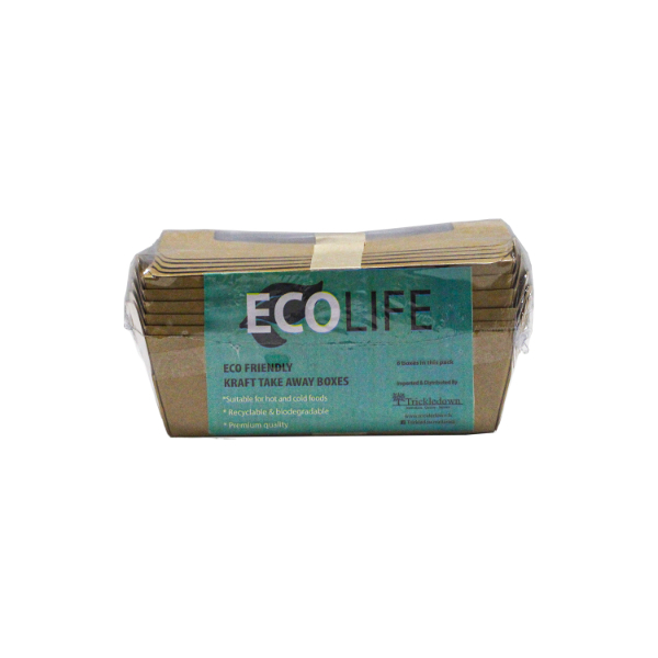Eco Life Take Away Box 6Pcs - ECO LIFE - Disposables - in Sri Lanka