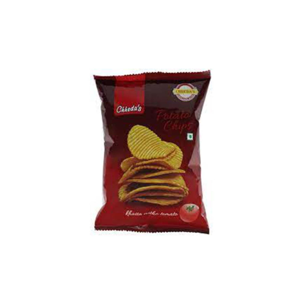 Chheda'S Potato Chips Khatta Mitha Tomato 45G - CHHEDA'S - Snacks - in Sri Lanka