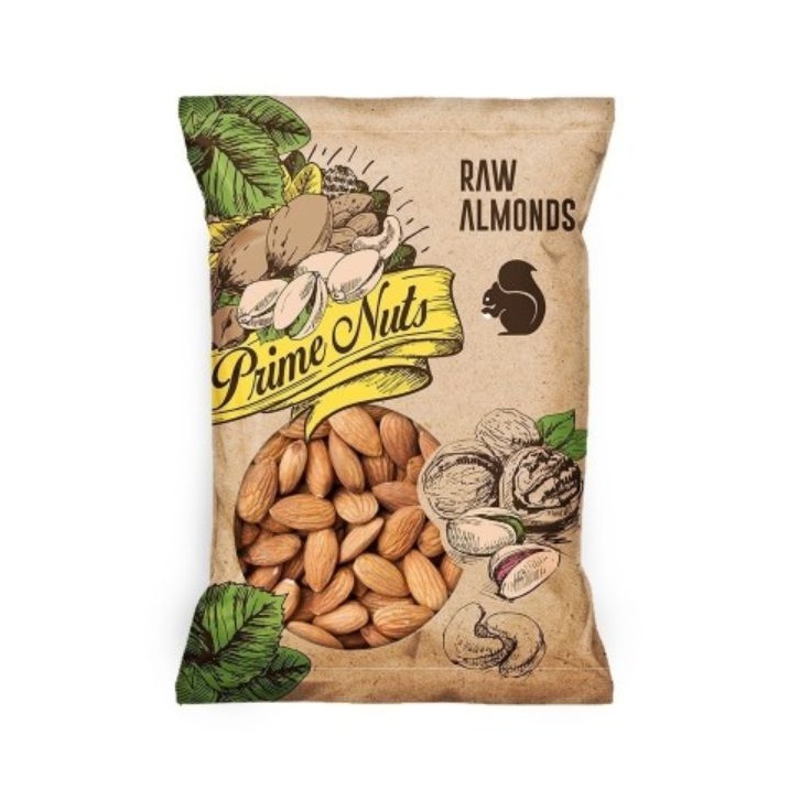 Prime Nuts Raw Almonds 100G - PRIME NUTS - Snacks - in Sri Lanka