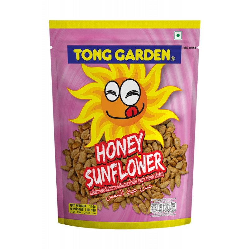 Tong Garden Honey Sunflower Seeds 110G - TONG GARDEN - Snacks - in Sri Lanka