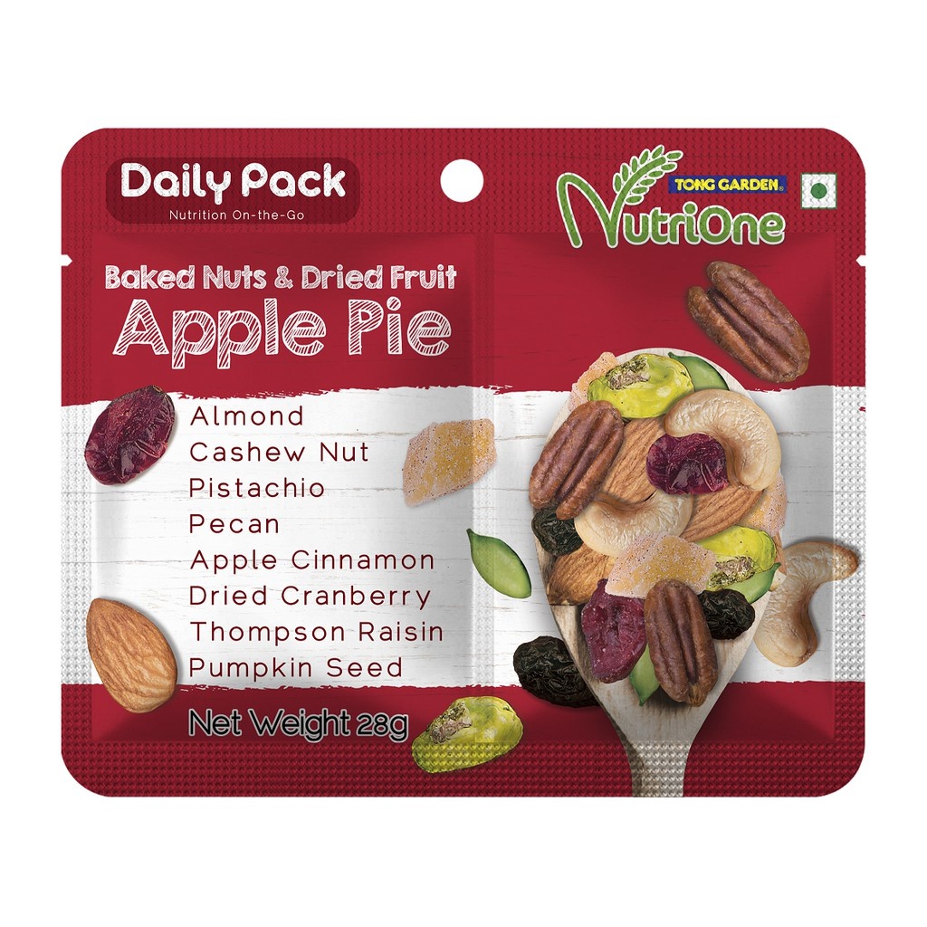 Nutrione Baked Nuts & Dried Fruit Apple Pie 28G - NUTRIONE - Snacks - in Sri Lanka