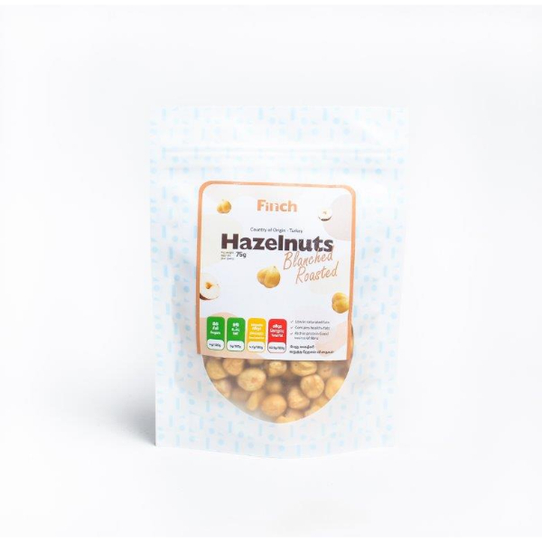 Finch Hazelnuts Whole Roasted & Blanched 75G - FINCH - Snacks - in Sri Lanka