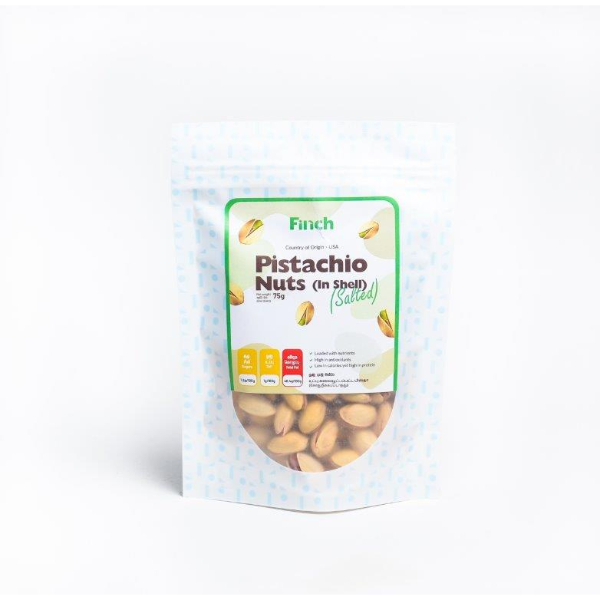 Finch Pistachio Nuts In Shell Salted 75G - FINCH - Snacks - in Sri Lanka