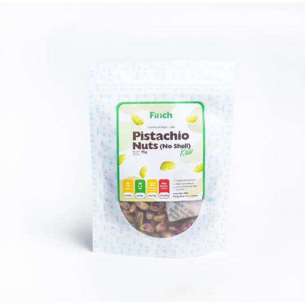 Finch Pistachios Raw No Shell 75G - FINCH - Snacks - in Sri Lanka