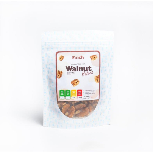 Finch Raw Walnuts Halves 75G - FINCH - Snacks - in Sri Lanka