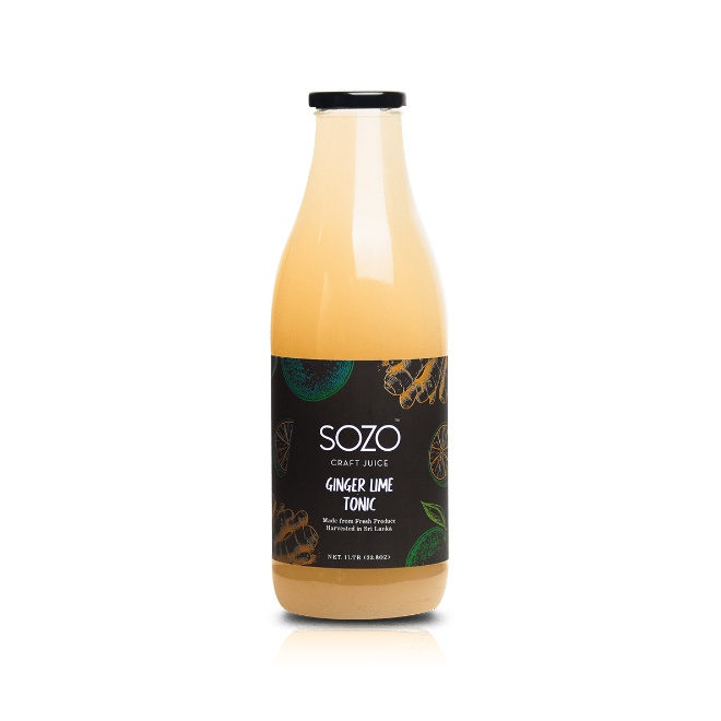 Sozo Ginger Lemonade Tonic Juice 1L - SOZO - Juices - in Sri Lanka