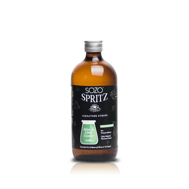 Sozo Spritz Hibiscus & Apple Iced Tea Syrup 500Ml - SOZO SPRITZ - Fruit Drinks - in Sri Lanka