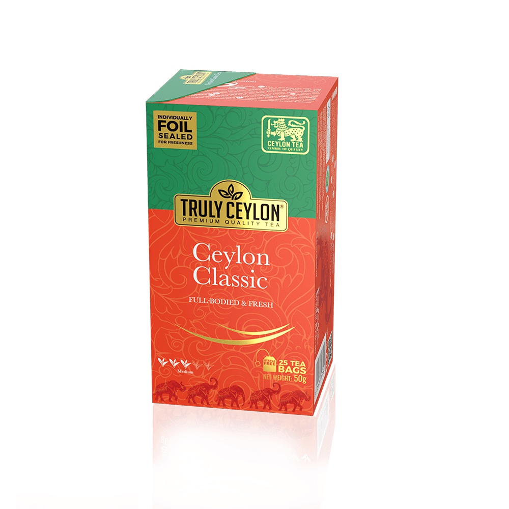 Truly Ceylon Ceylon Classic Tea Fully Bodied & Fresh 25S 50G - TRULY CEYLON - Tea - in Sri Lanka