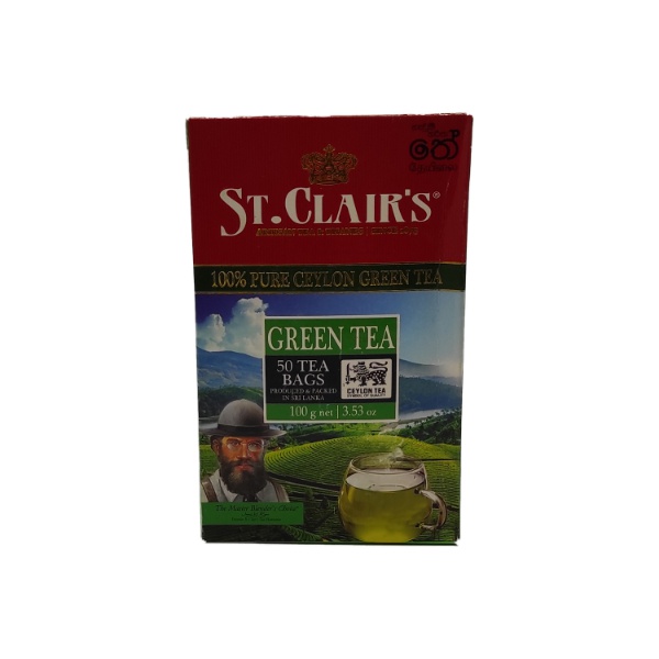 St.Clair'S Premium Green Tea Bag 50S 100G - ST.CLAIR'S - Tea - in Sri Lanka