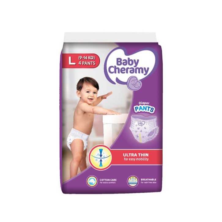 Baby Cheramy Pants Pull Ups Large 4S - BABY CHERAMY - Baby Need - in Sri Lanka