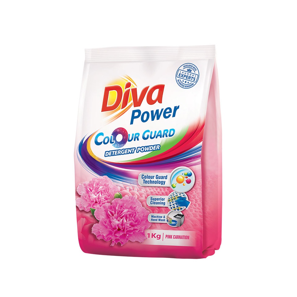 Diva Colour Guard Detergent Powder 1Kg - DIVA - Laundry - in Sri Lanka