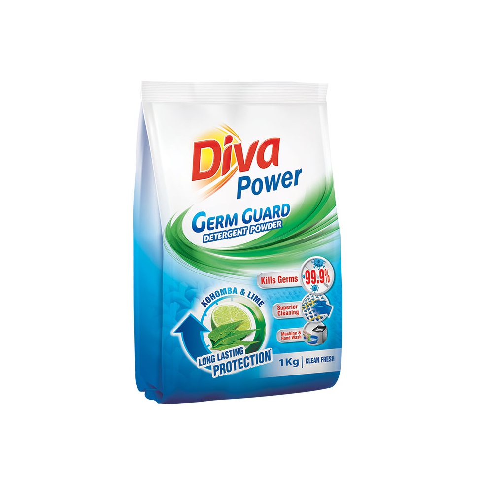 Diva Germ Guard Detergent Powder 1Kg - DIVA - Laundry - in Sri Lanka