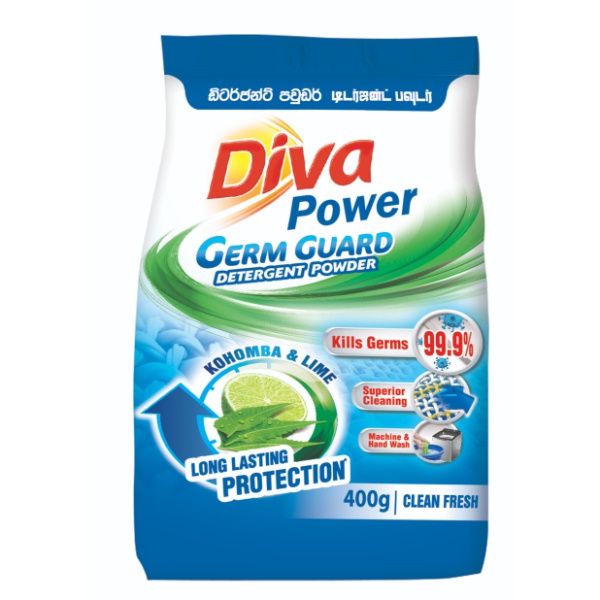 Diva Germ Guard Detergent Powder 400G - DIVA - Laundry - in Sri Lanka