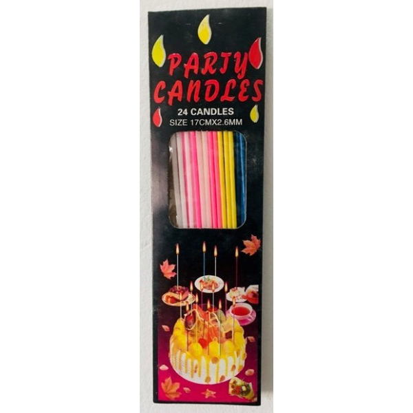 Party Hat Party Candles 24Pcs - PARTY HAT - Party-Ware - in Sri Lanka