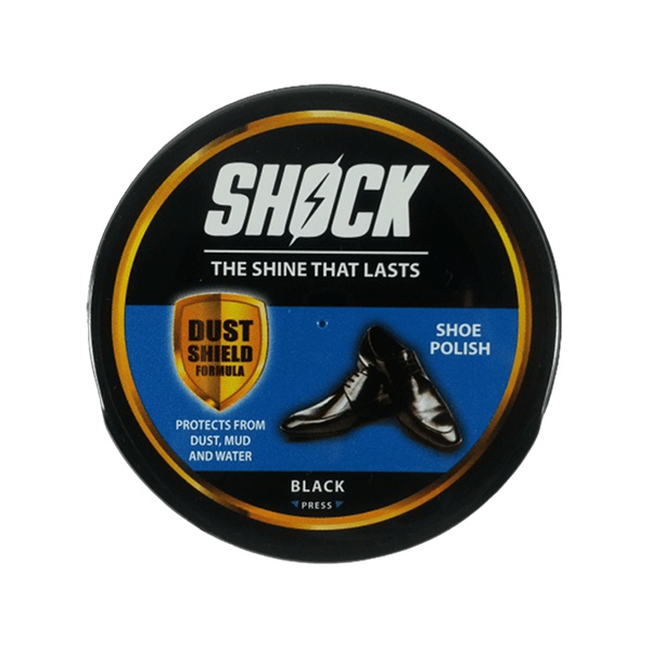 Shock Black Shoe Polish Paste 36G - SHOCK - Essentials - in Sri Lanka