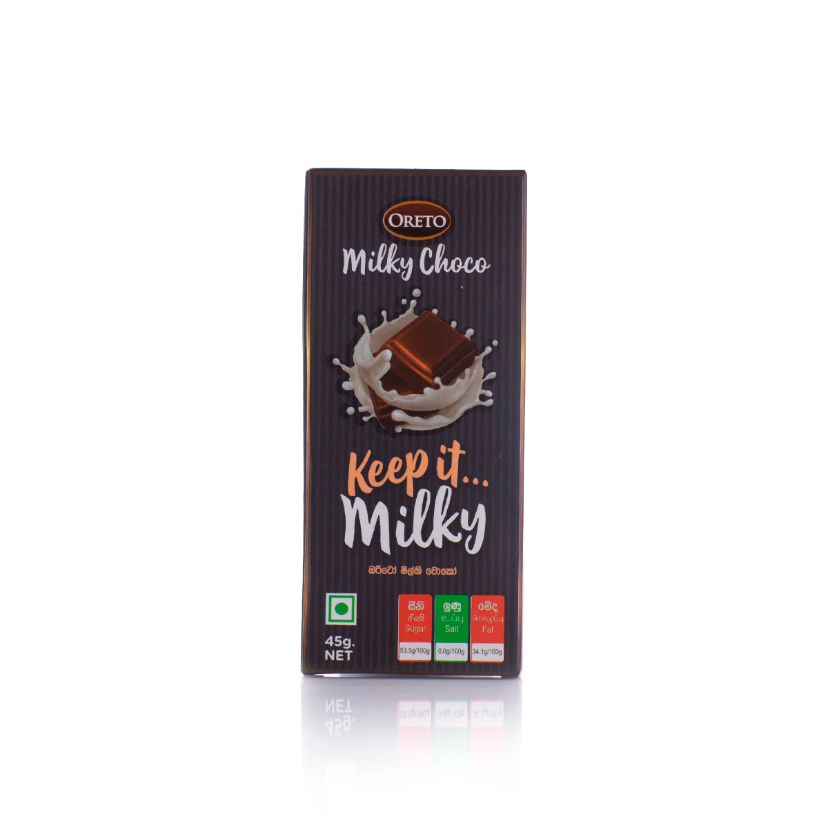 Oreto Milky Chocolate 45G - ORETO - Confectionary - in Sri Lanka