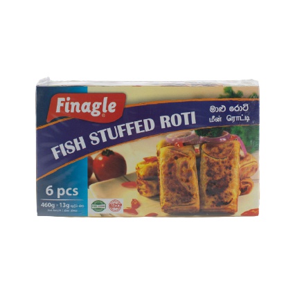 Finagle Fish Stuffed Roti Fish 6Nos 460G - FINAGLE - Frozen Rtc Snacks - in Sri Lanka