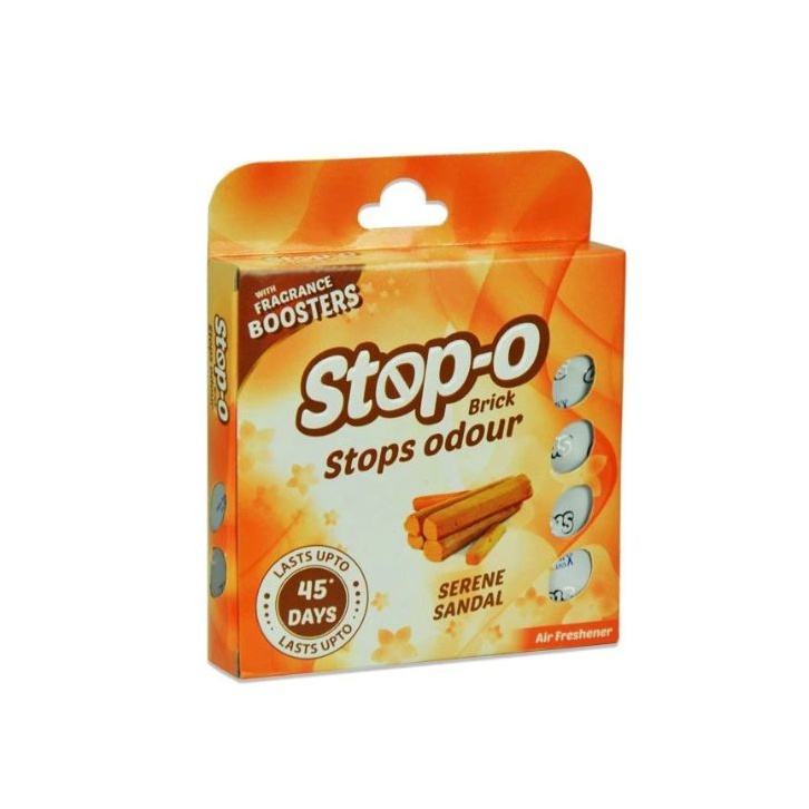 Stop-O Brick Air Freshener Sandal 50G - STOP-O - Cleaning Consumables - in Sri Lanka