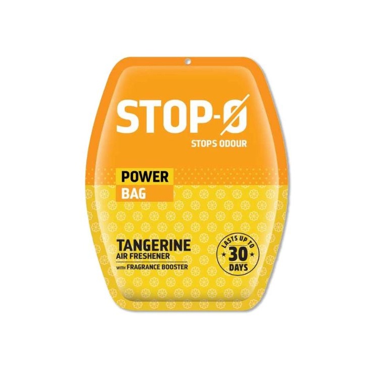 Stop-O Power Bag Air Freshener Tangerine 10G - STOP-O - Cleaning Consumables - in Sri Lanka
