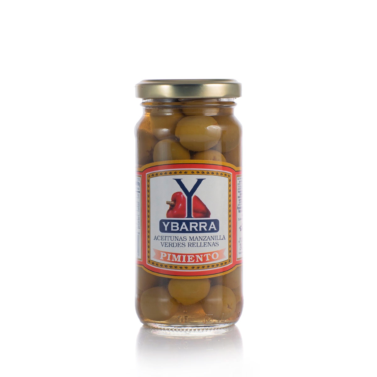 Ybarra Stuffed Olives Pimiento 240G - YBARRA - Processed/ Preserved Vegetables - in Sri Lanka