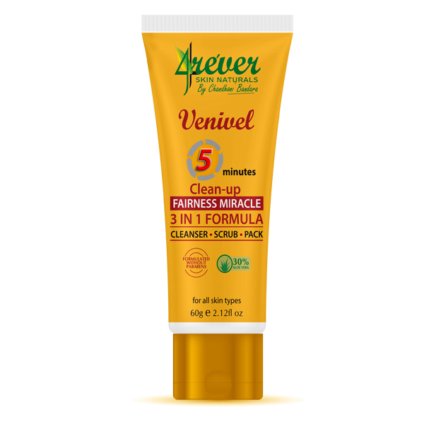 4Ever Face Pack 5 Minute Clean Up Venivel 60G - 4EVER - Facial Care - in Sri Lanka
