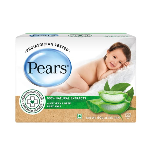 Pears Baby Soap Aloe Vera & Neem 90G - PEARS - Baby Need - in Sri Lanka